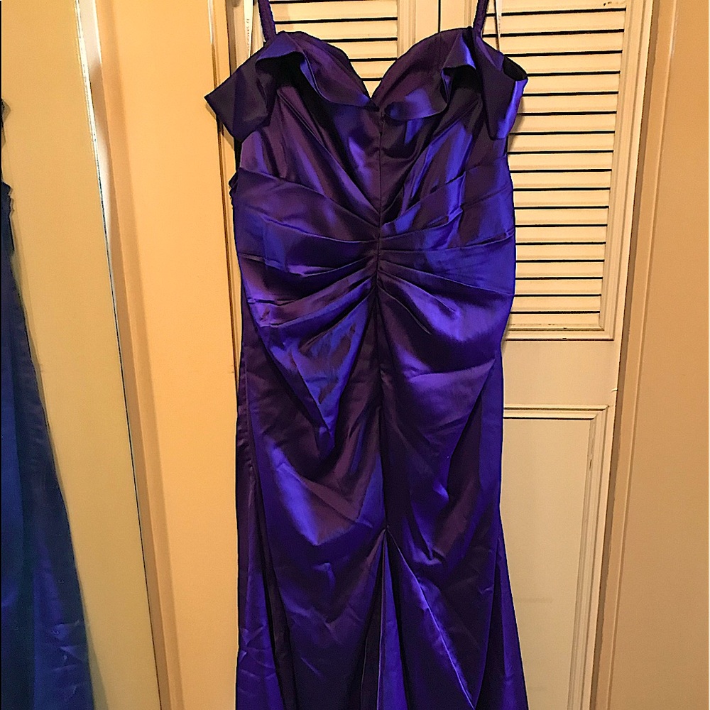 Royal Purple Grad Dress